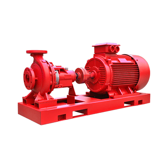 Electric horizontal split end suction pump