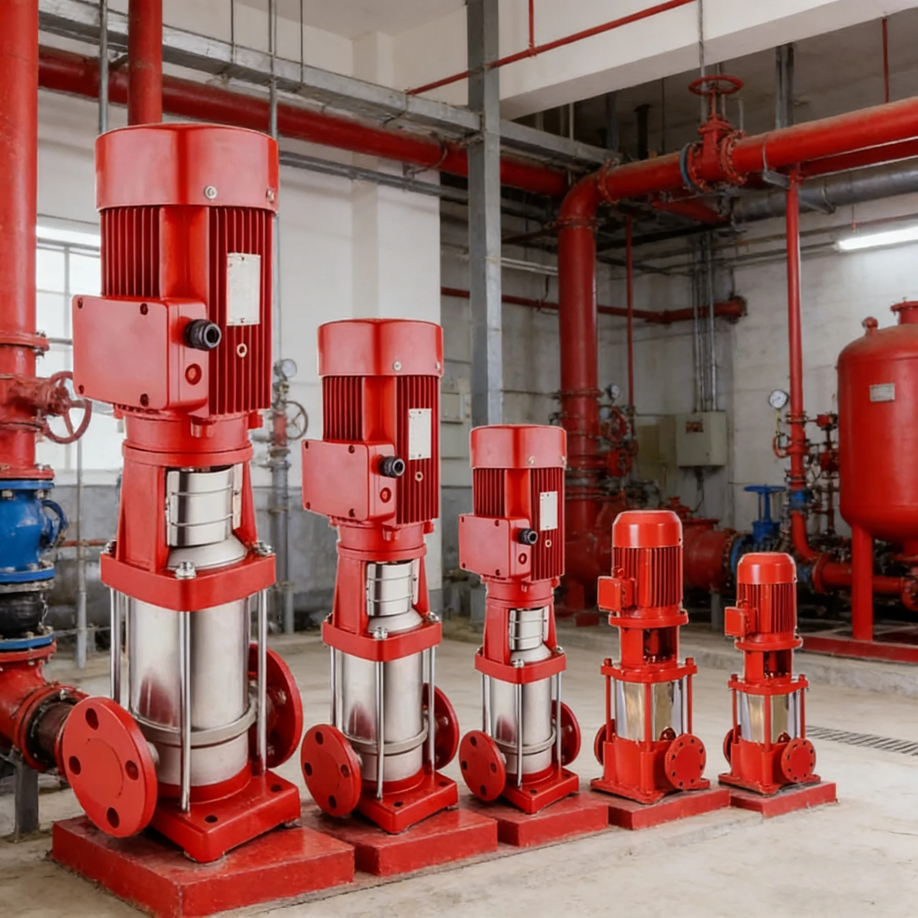 Hospital fire protection application